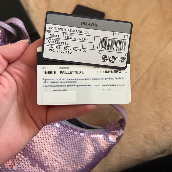 Prada sequin nylon bag authentic - Picture 6 of 7
